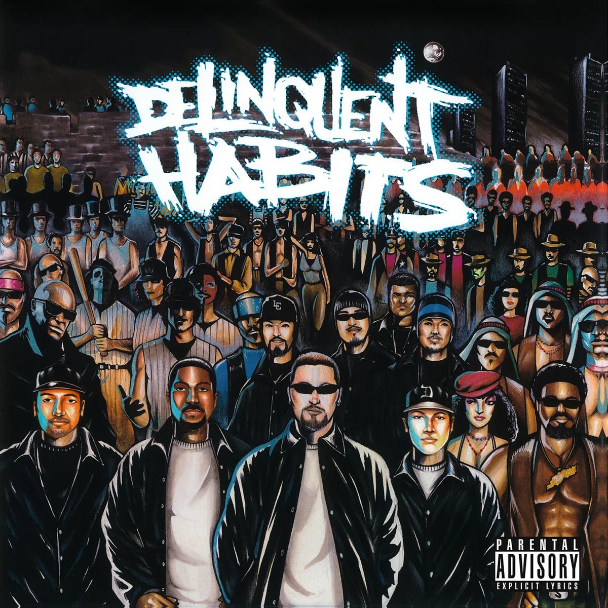 Delinquent Habits self-titled 2 LP Blue & White Vinyl 30th Anniversary edition.