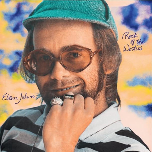 Elton John - Rock Of The Westies 2 LP blue vinyl anniversary edition cover