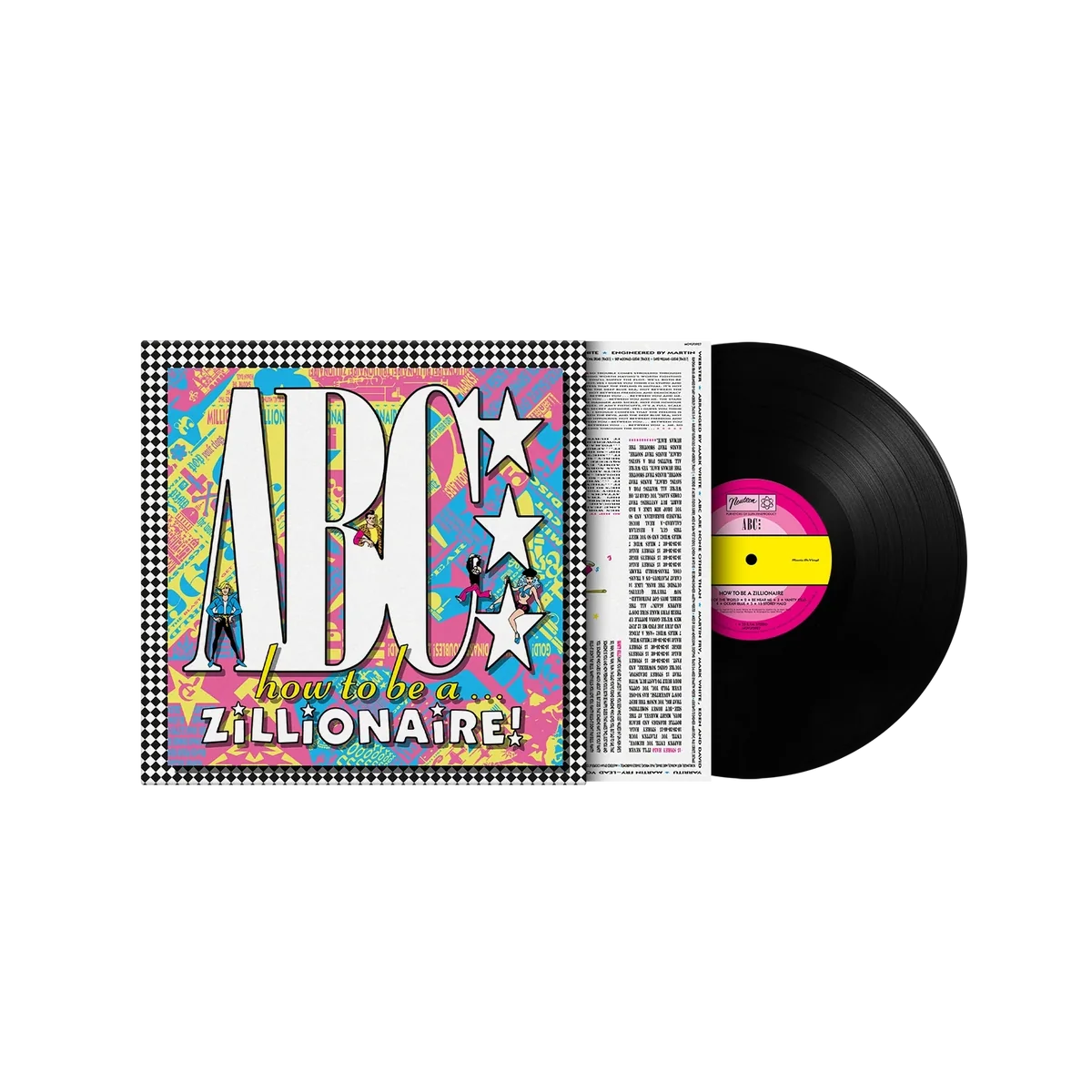 ABC How To Be A Zillionaire synth pop album vinyl edition artwork