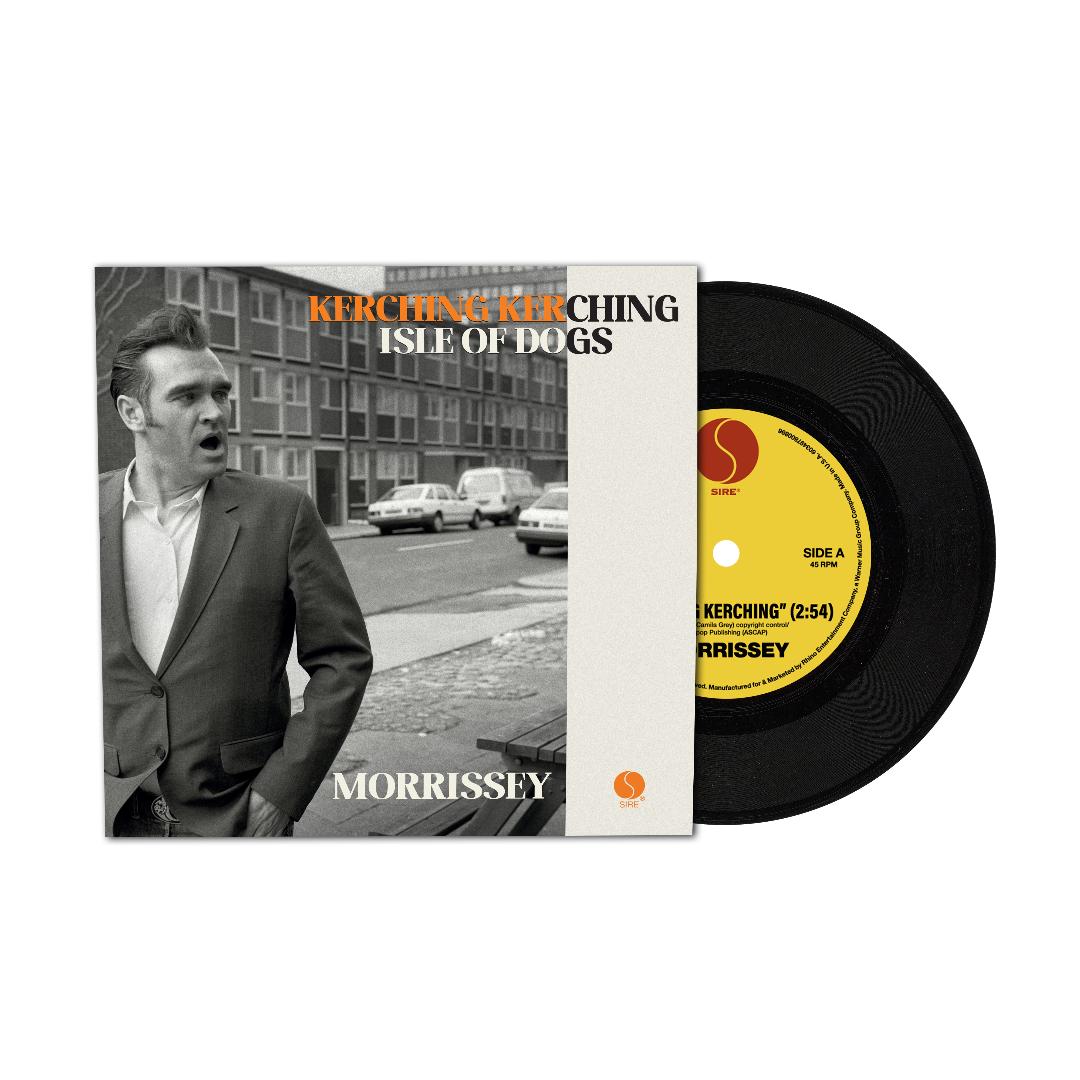 Morrissey Kerching Kerching 7 inch vinyl single British alternative music release