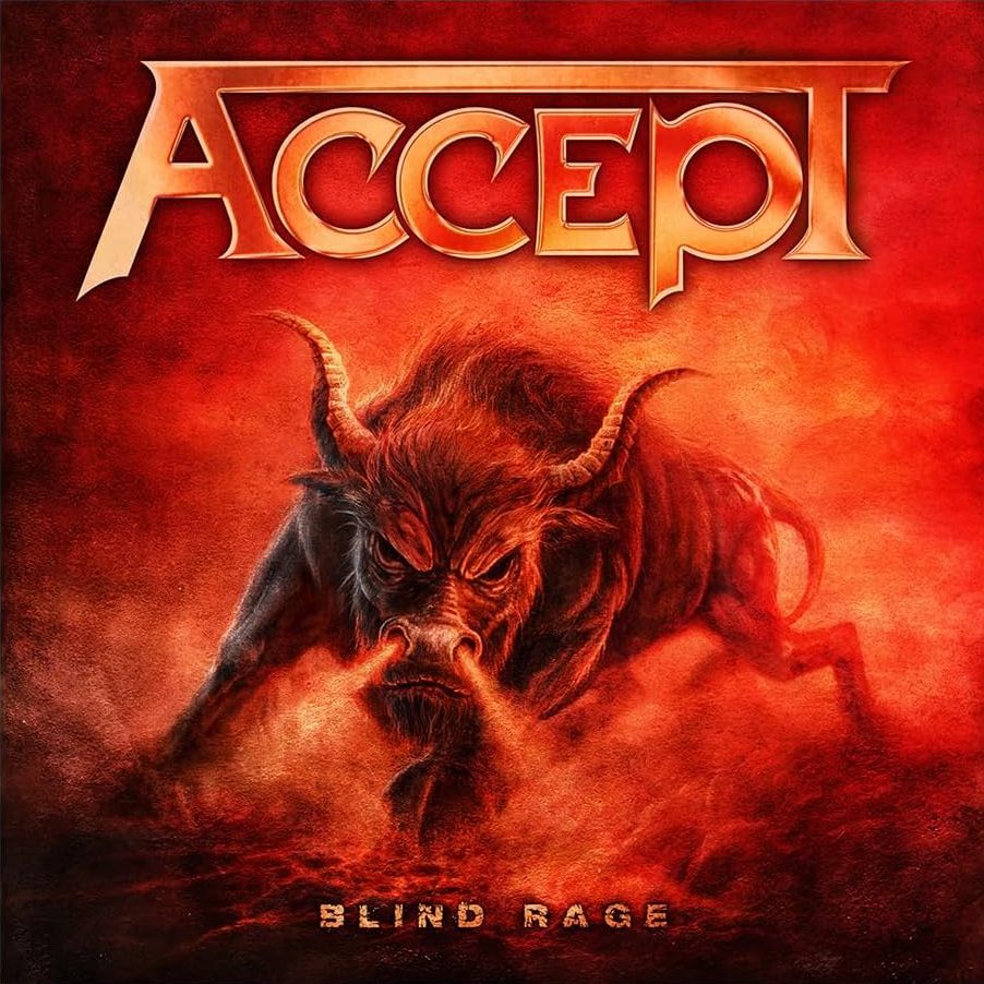 Accept Blind Rage 2 LP dark green vinyl album featuring the official cover artwork