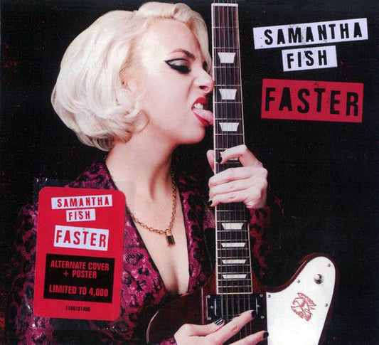 Samantha Fish Faster CD edition with poster and twelve tracks including Twisted Ambition and Hypnotic.
