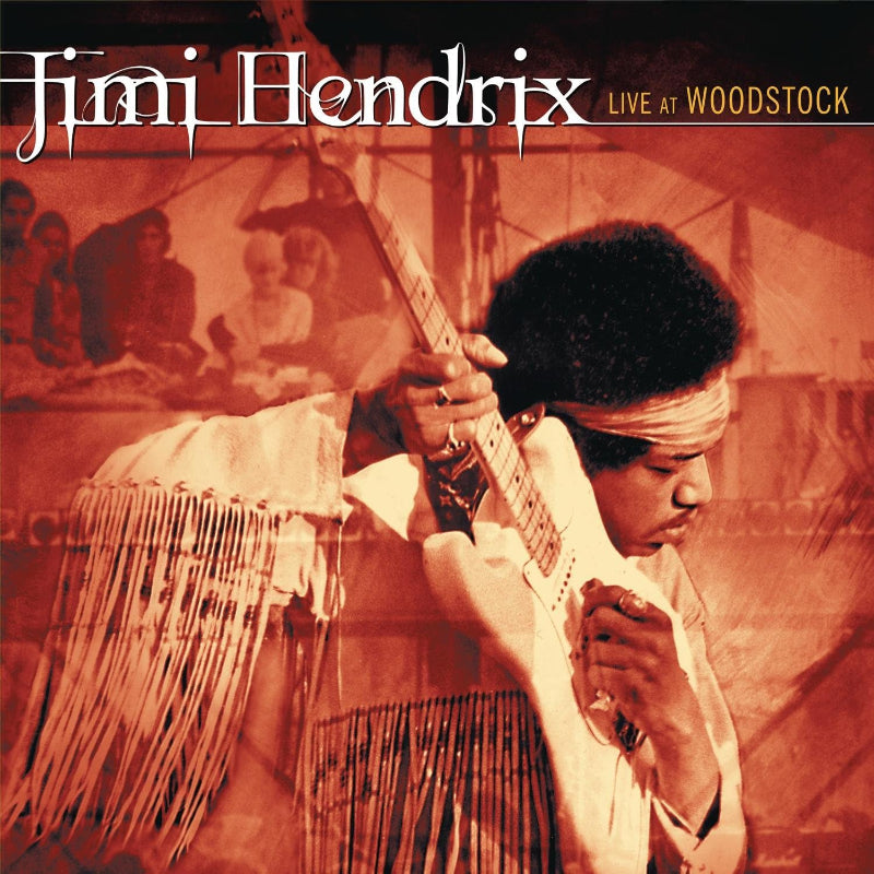 Live At Woodstock 3 LP by Jimi Hendrix featuring Star Spangled Banner and Purple Haze