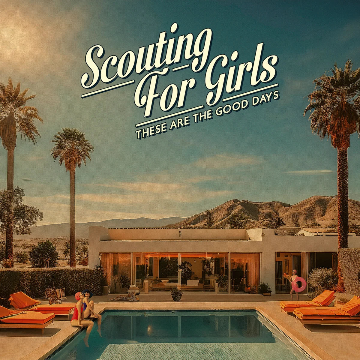 Scouting For Girls These Are The Good Days LP turquoise vinyl album