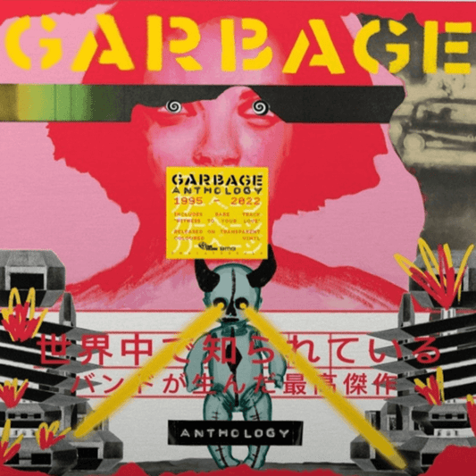 Garbage Best Of double LP on transparent yellow vinyl with classic hits included.