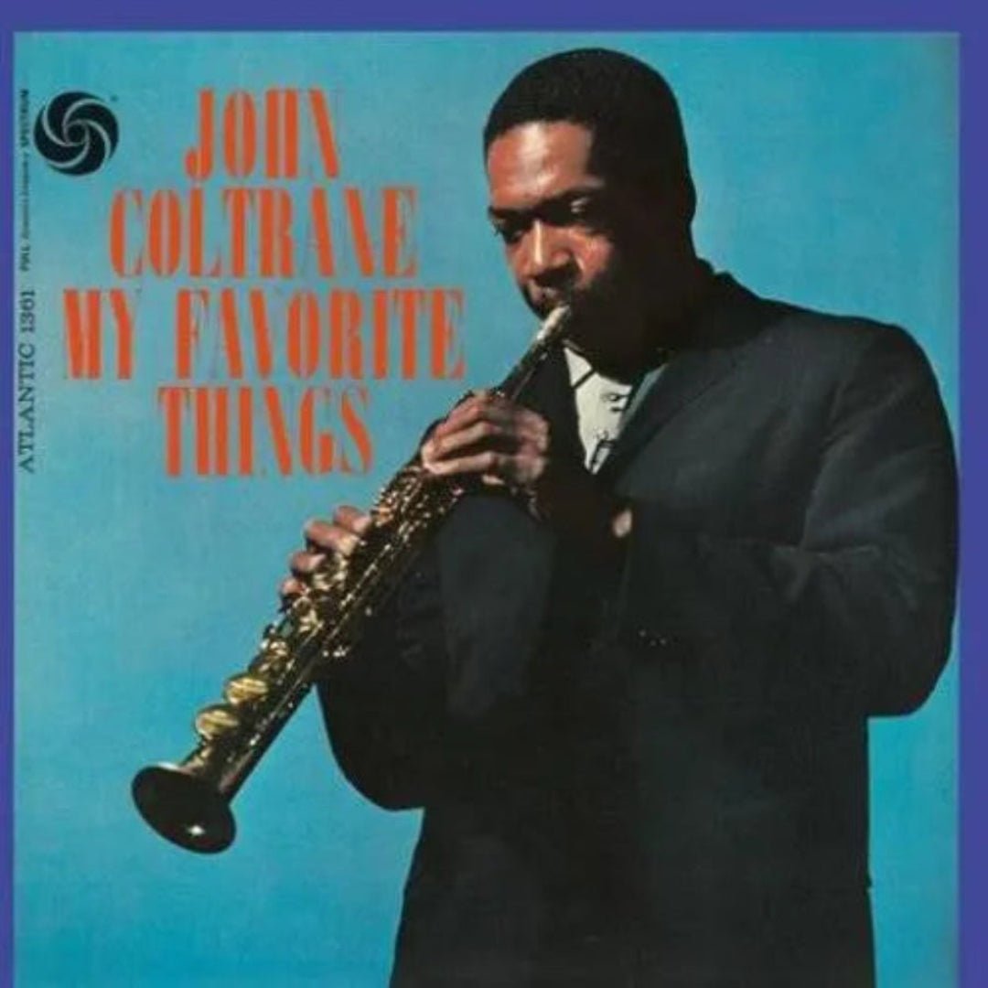 John Coltrane My Favorite Things CD cover with classic jazz artwork