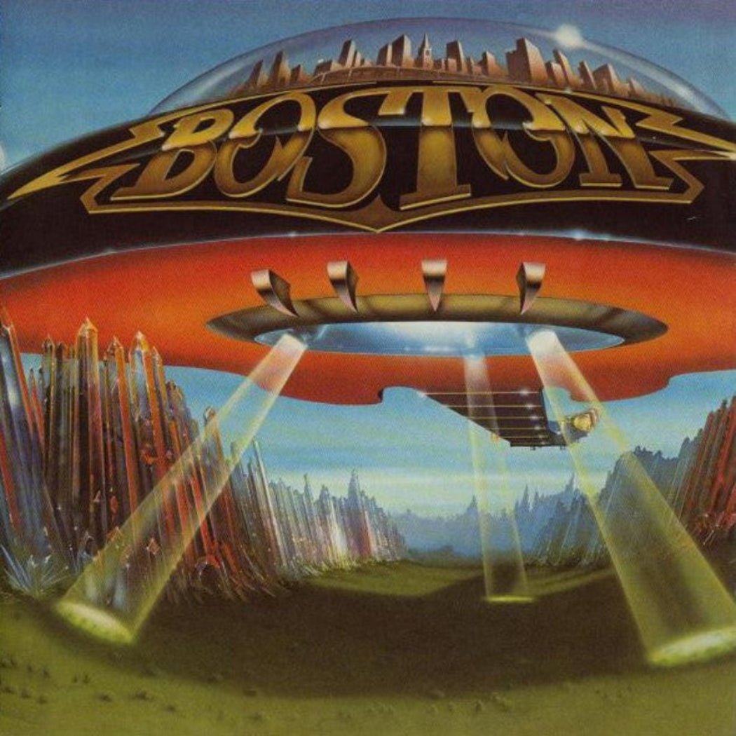 Don’t Look Back by Boston reissued on heavyweight black vinyl with classic rock staples.