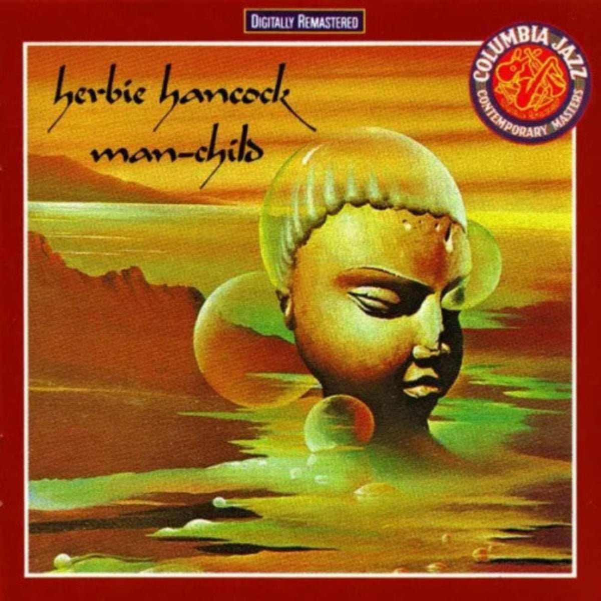 Man-Child CD by Herbie Hancock with classic fusion album art