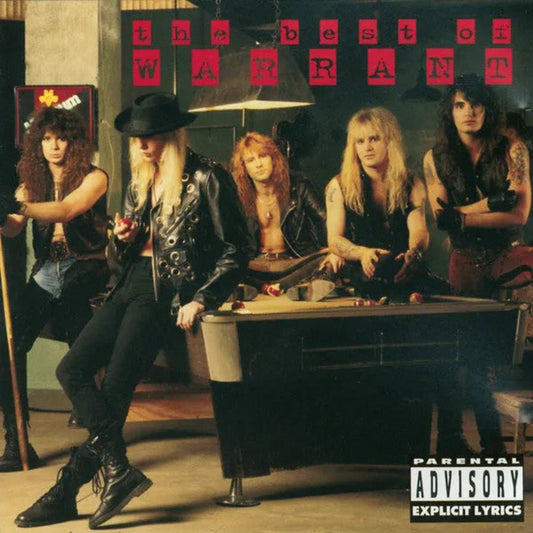 Warrant Best Of CD featuring the band’s biggest rock hits in a definitive career collection