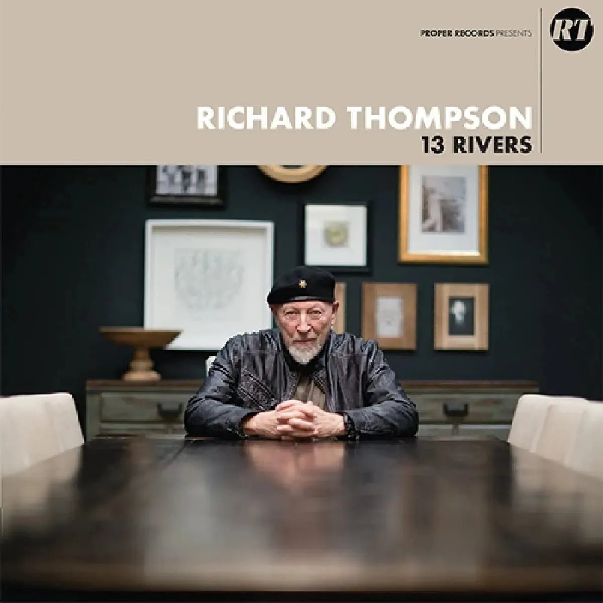 Richard Thompson 13 Rivers CD folk rock album cover guitar songwriter UK