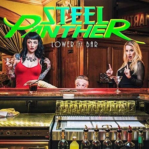 Steel Panther - Lower The Bar LP Green Vinyl - 1 - LP - Orchard Records