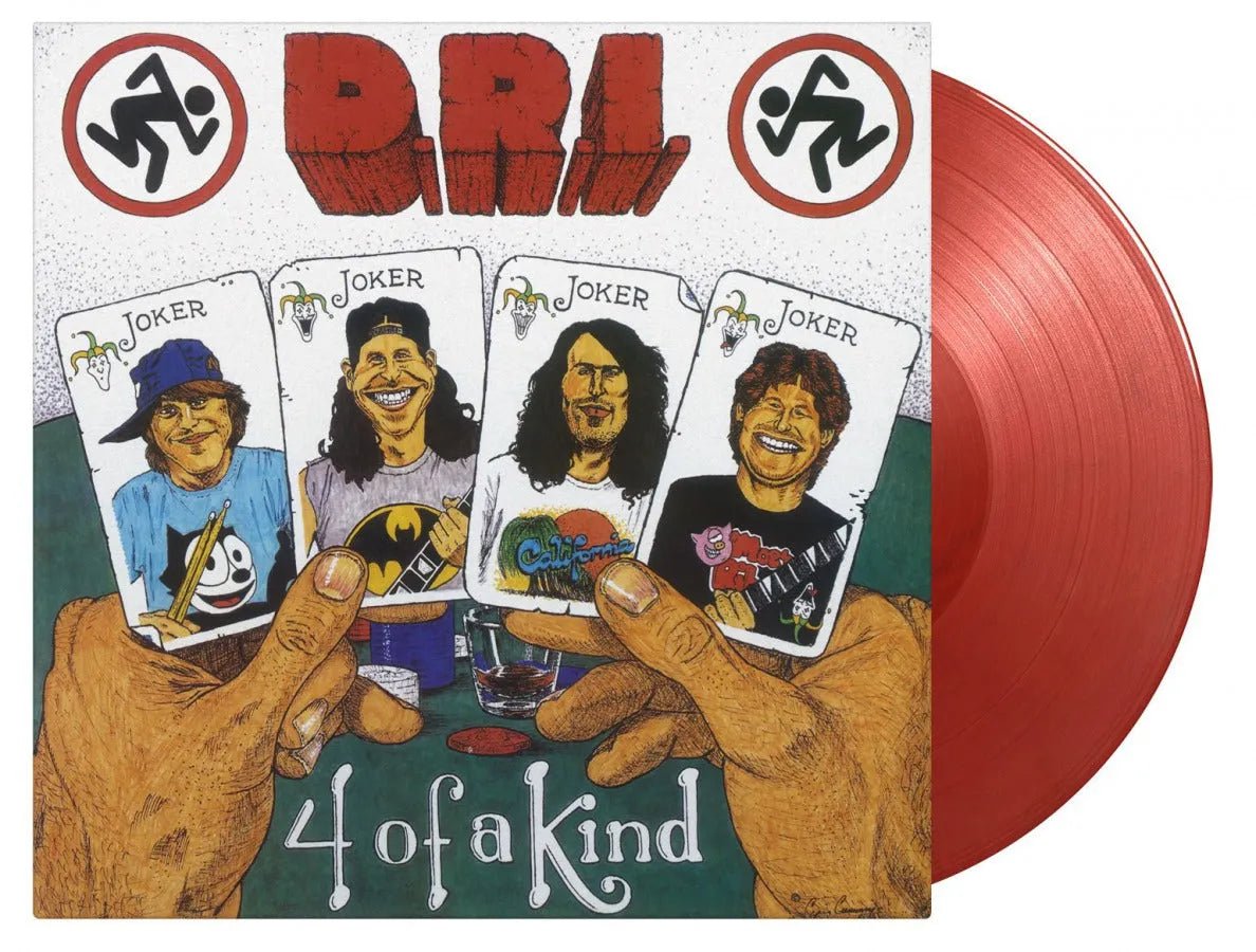 D.R.I. - Four Of A Kind LP Red & Black Marbled Vinyl - 2 - LP - Orchard Records