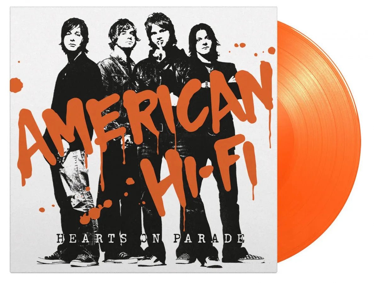 American Hi - Fi - Hearts On Parade LP Orange Vinyl - 2 - LP - Orchard Records