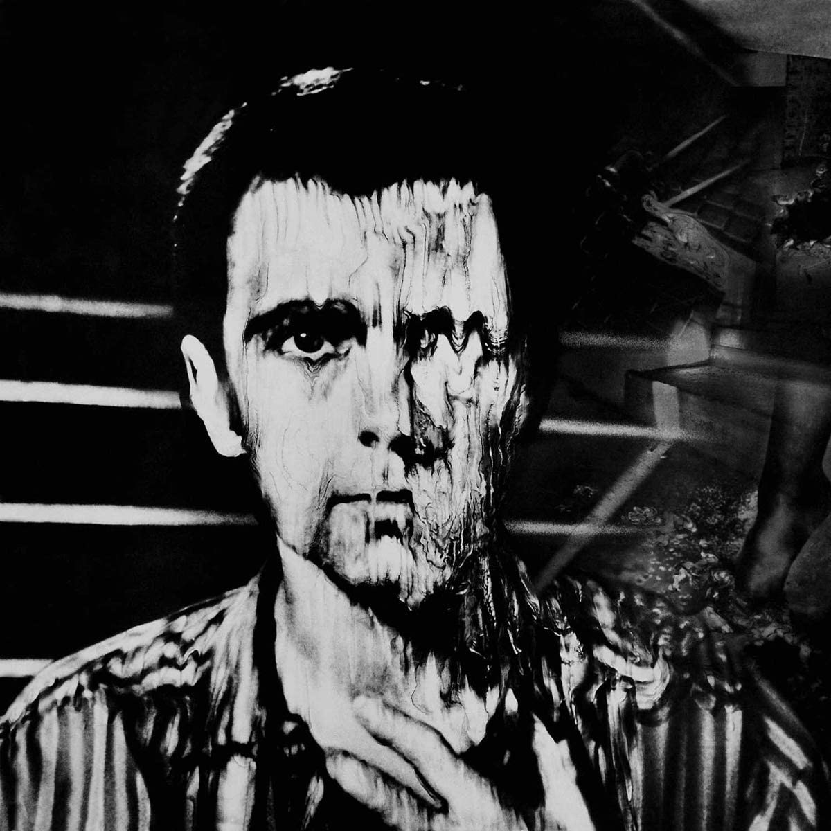 Peter Gabriel LP showcasing early conceptual work and Solsbury Hill