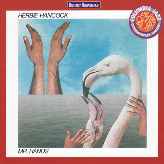 Mr Hands CD by Herbie Hancock showcasing Jaco Pastorius and Sheila E collaborations