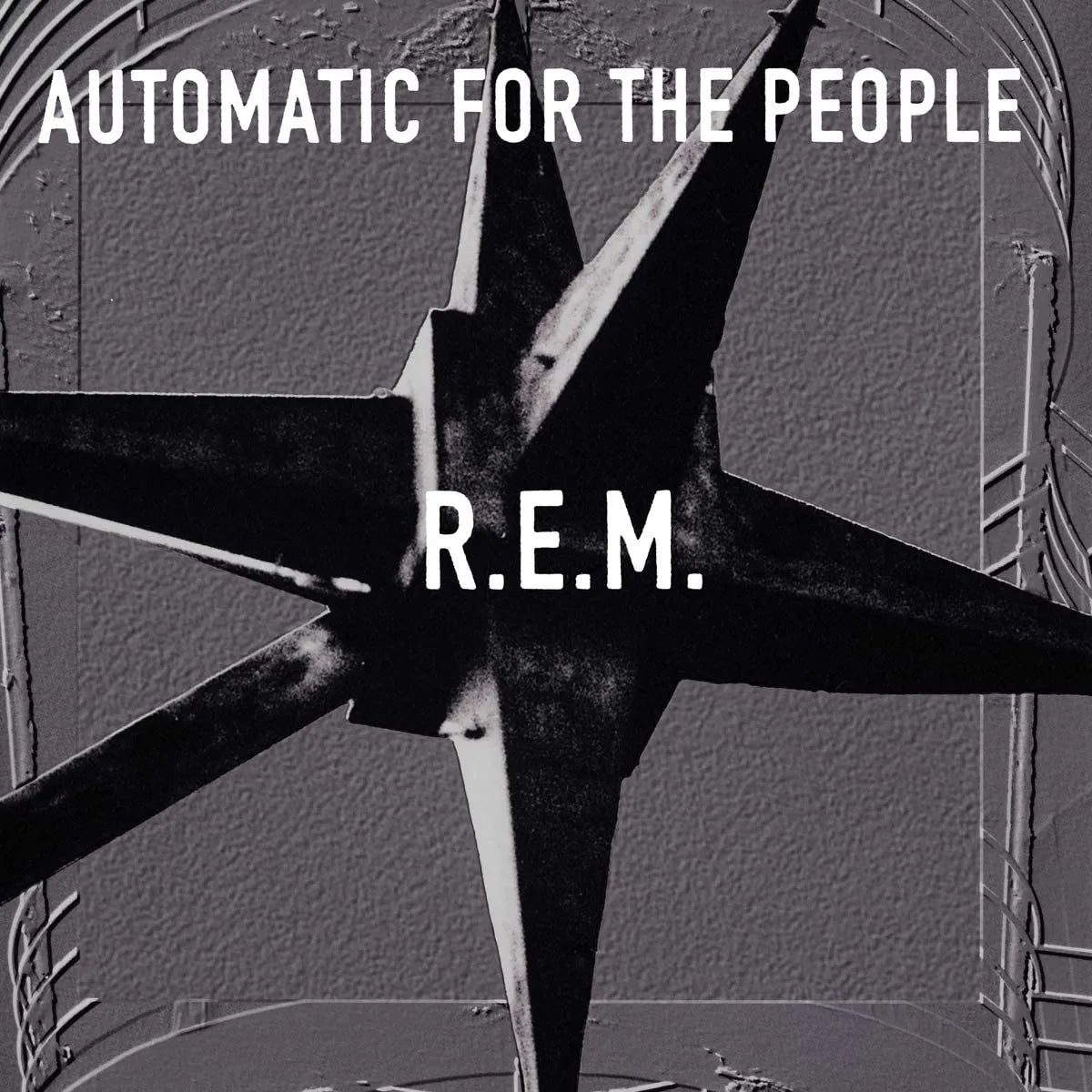 R.E.M. Automatic For The People 1992 album cover artwork on vinyl LP
