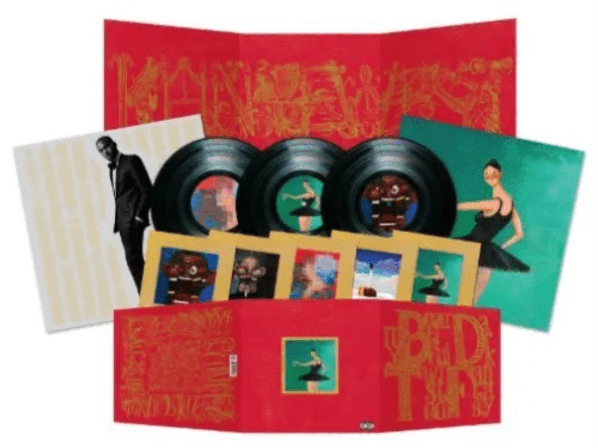 Kanye West 2010 album cover highlighting lavish and artistic visual design