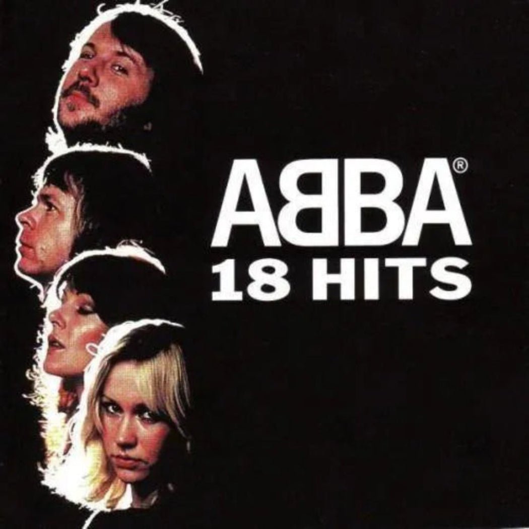 ABBA 18 Hits CD featuring Dancing Queen, Take a Chance on Me, and Mamma Mia