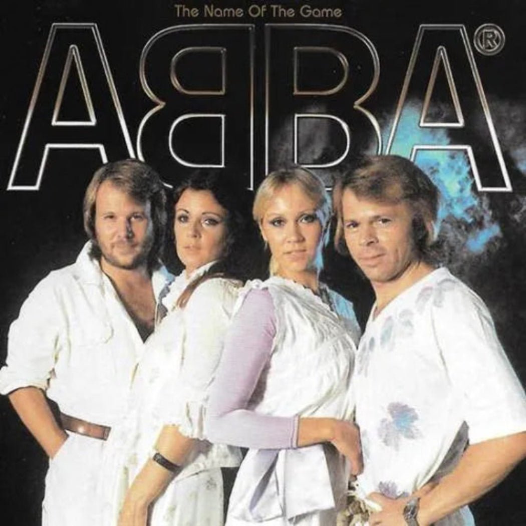 ABBA The Name Of The Game CD cover with classic 1977 single artwork.