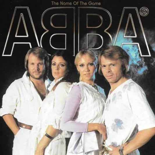 ABBA The Name Of The Game CD cover with classic 1977 single artwork.