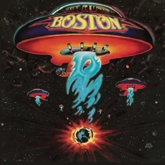 Boston self titled debut album CD cover classic rock spaceship artwork