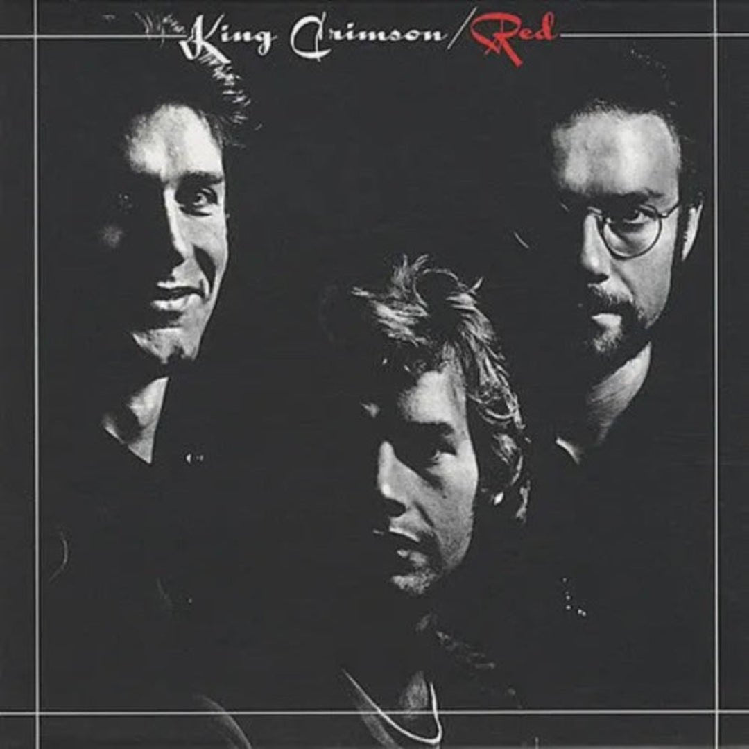 Red album CD by King Crimson featuring 1974 lineup and iconic artwork
