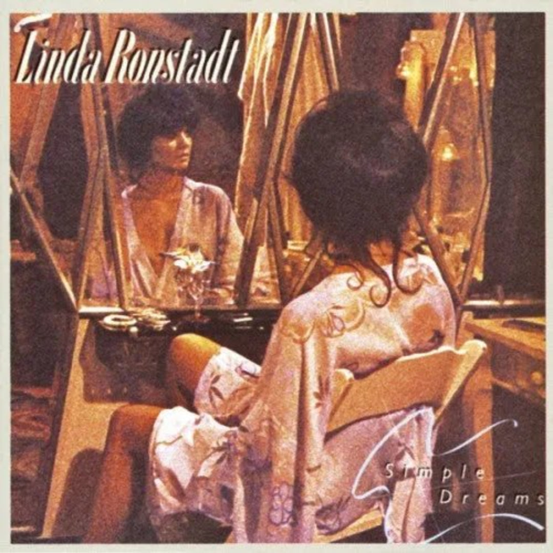 Linda Ronstadt Simple Dreams sea blue vinyl LP featuring classic 1970s pop rock album