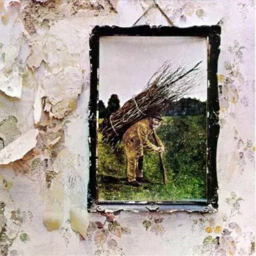 Led Zeppelin IV vinyl album featuring classic rock tracks and iconic artwork