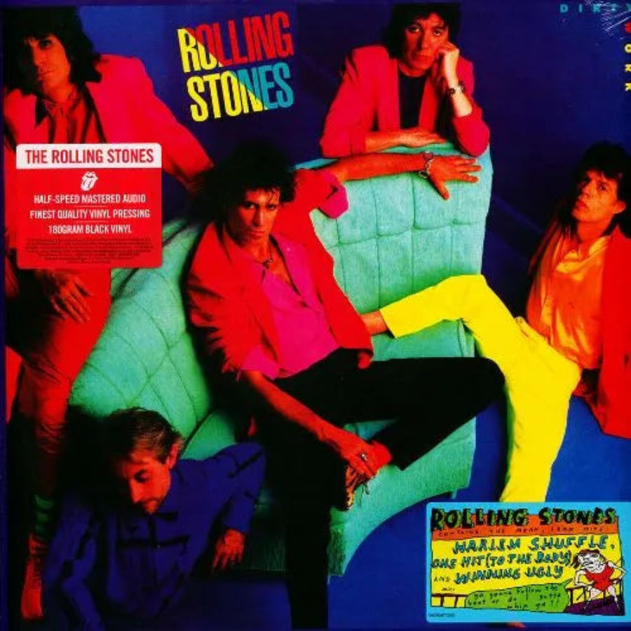 The Rolling Stones Dirty Work LP vinyl album front cover artwork half-speed mastered