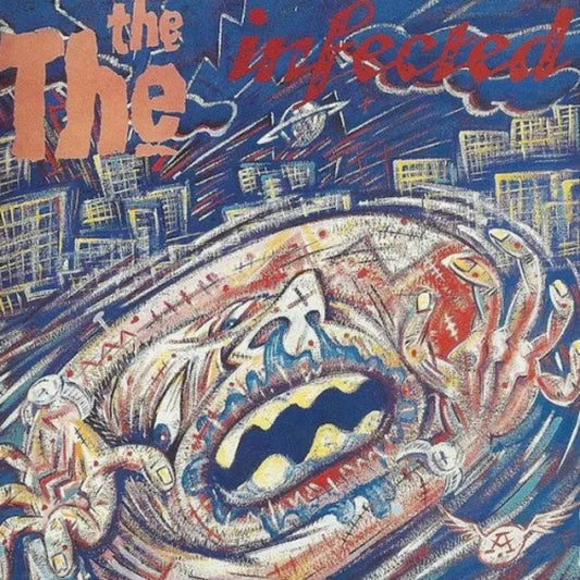 The The Infected CD featuring the 1986 post-punk album with iconic dark and atmospheric tracks.