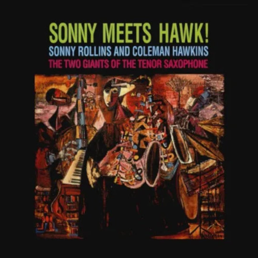 Sonny Rollins Meets the Hawk CD featuring classic jazz tenor battles with Coleman Hawkins