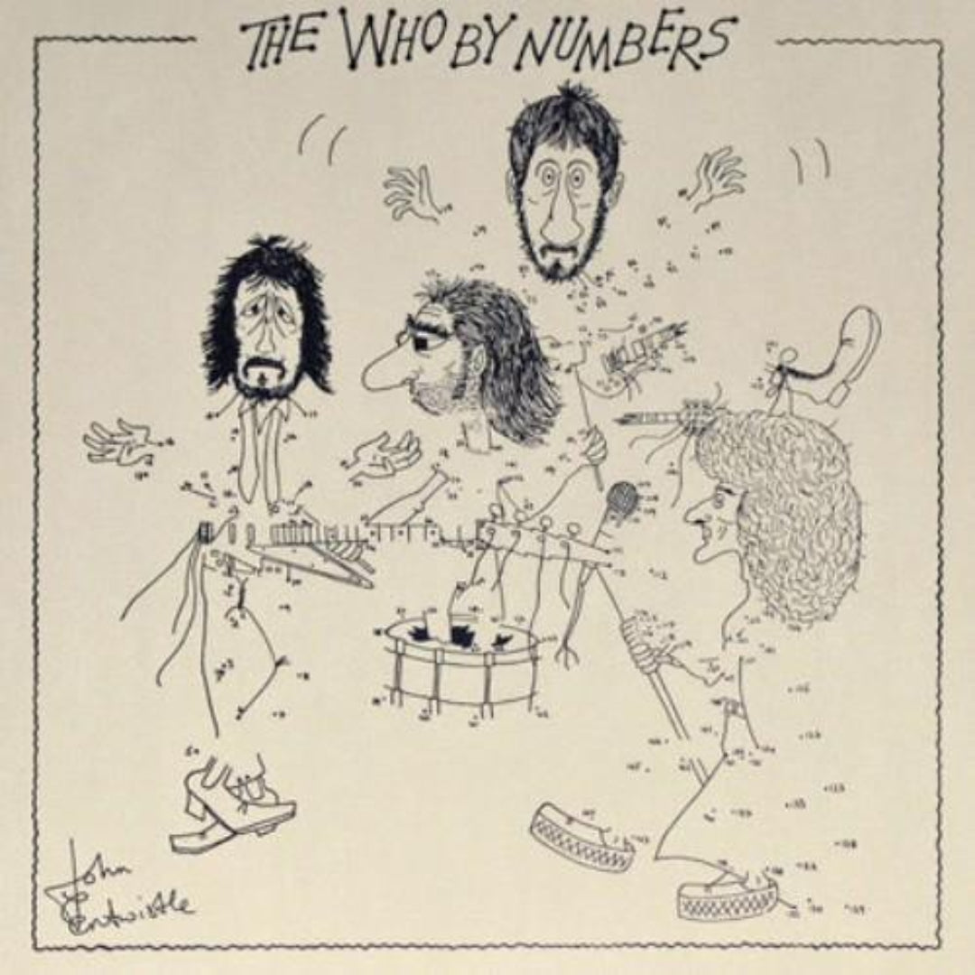The Who By Numbers LP classic rock vinyl album 1970s British music release