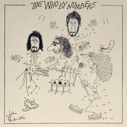 The Who By Numbers LP classic rock vinyl album 1970s British music release