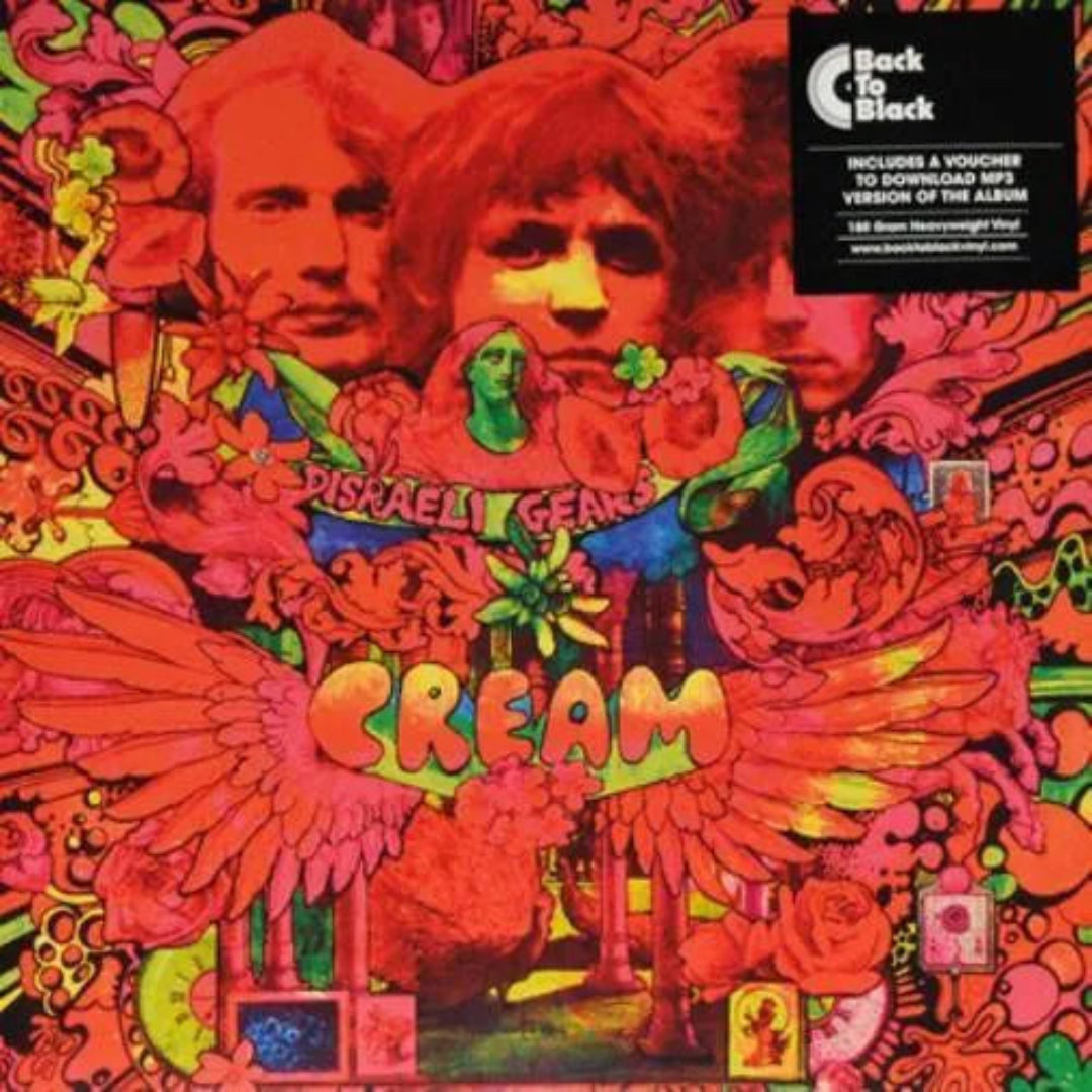 Disraeli Gears by Cream – legendary 1967 LP with Clapton, Bruce and Baker on vinyl