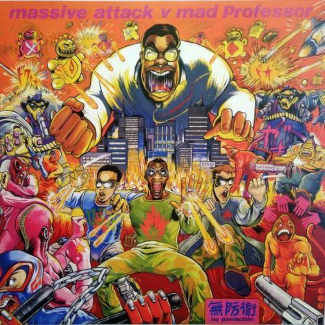 No Protection 1995 album by Massive Attack on 12 inch vinyl


