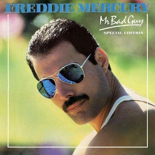 Freddie Mercury Mr Bad Guy LP vinyl album cover artwork and record