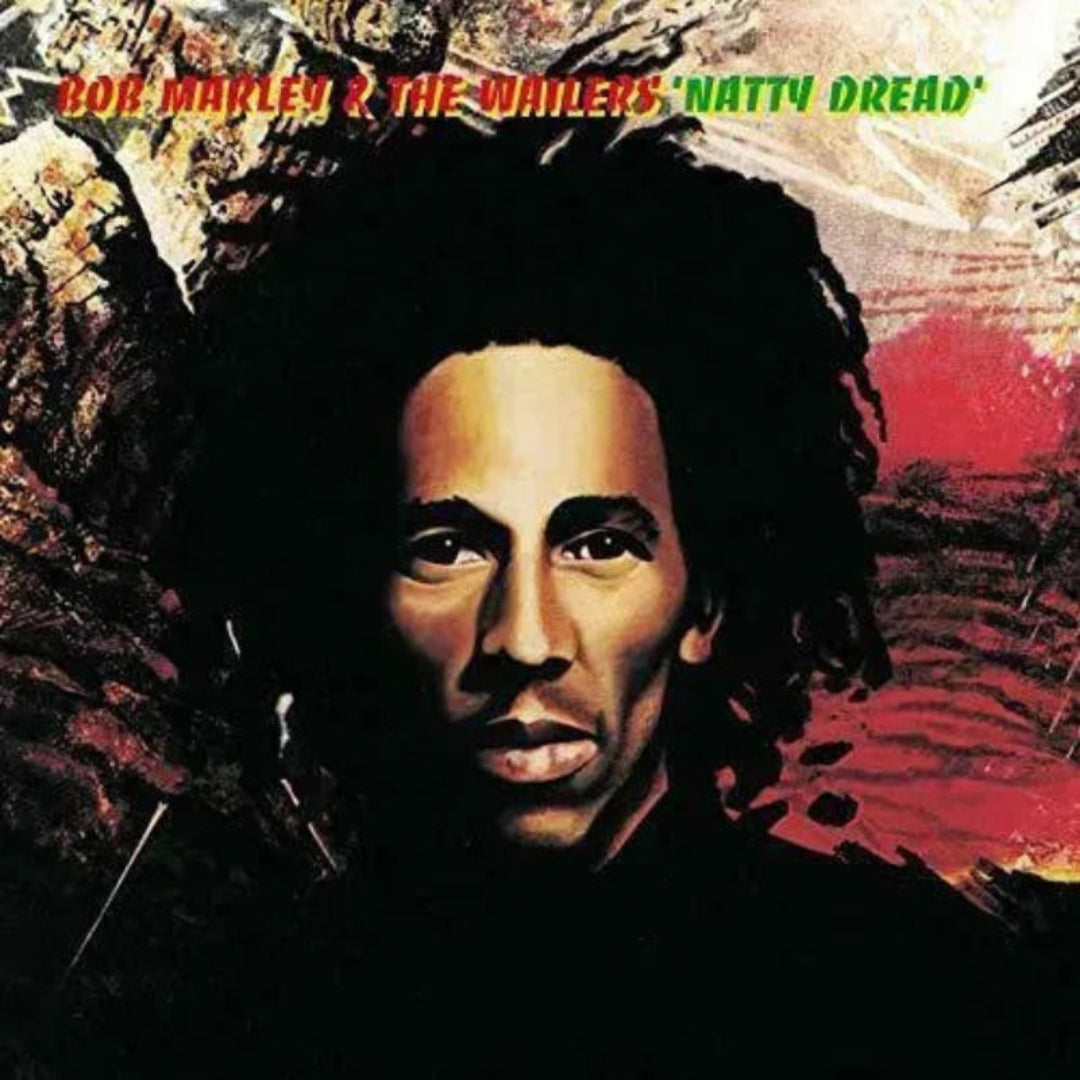 Bob Marley & The Wailers Natty Dread album cover on vinyl LP