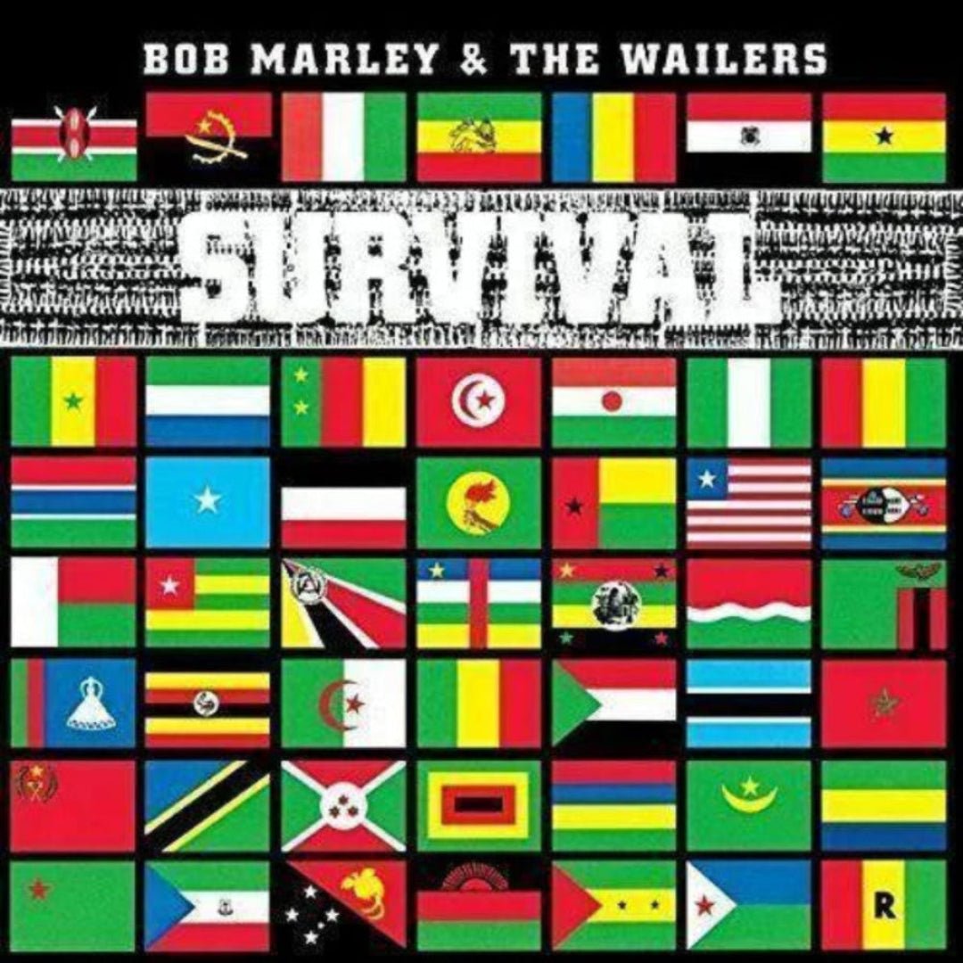 Bob Marley Survival limited edition vinyl album pressed at Tuff Gong Jamaica

