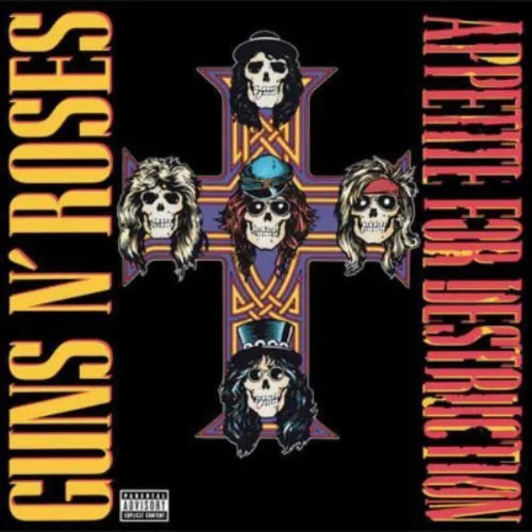 Appetite for Destruction vinyl LP with hits Sweet Child O' Mine