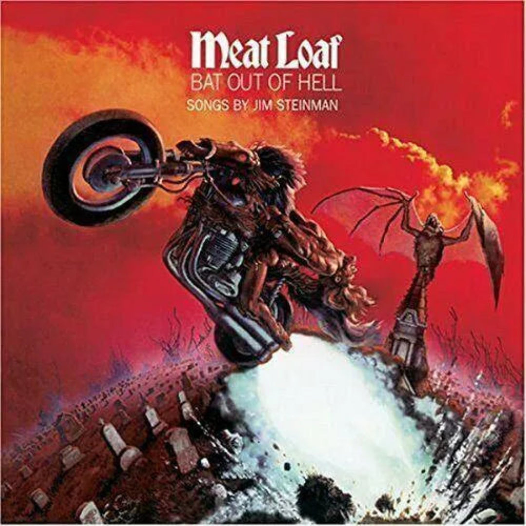 Revisit the theatrical rock classic Bat Out of Hell by Meat Loaf—now on LP with Jim Steinman's legendary songwriting and dramatic flair.