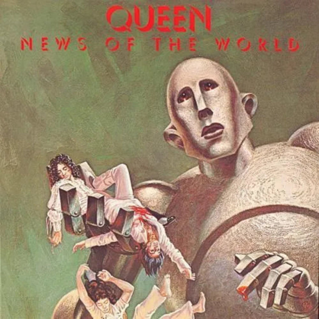 Queen News of the World vinyl LP featuring We Will Rock You and We Are the Champions