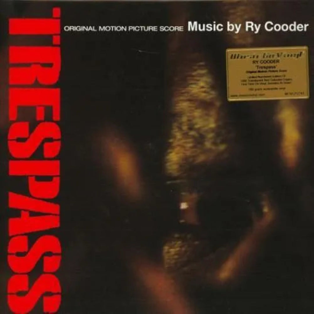 Ry Cooder Trespass LP red vinyl album cover artwork