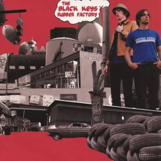 The Black Keys Rubber Factory LP blues rock vinyl album cover artwork