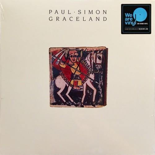 Vinyl record of Graceland by Paul Simon with remastered LP and original sleeve design
