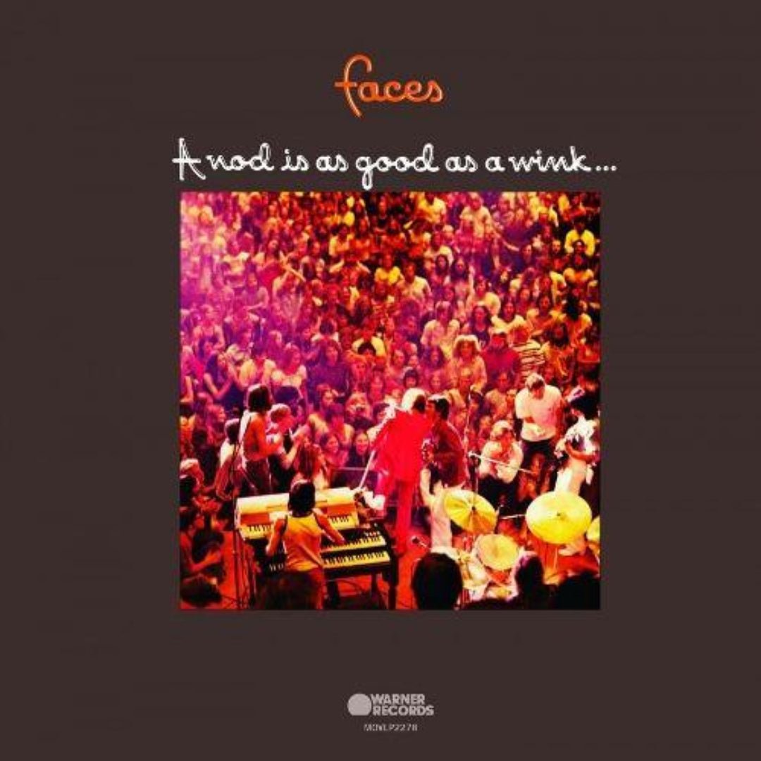 Faces A Nod’s As Good As a Wink vinyl LP with original poster
