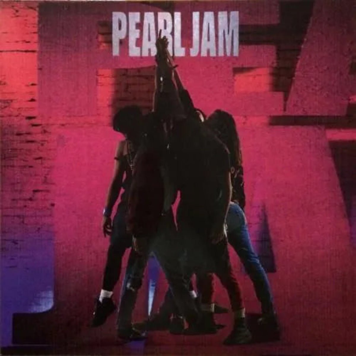Pearl Jam Ten album cover featuring the band’s iconic pink and purple artwork