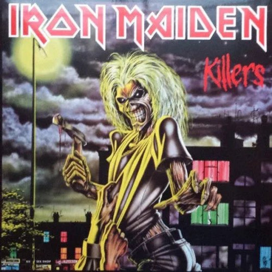 Iron Maiden Killers LP vinyl featuring iconic Eddie heavy metal album artwork