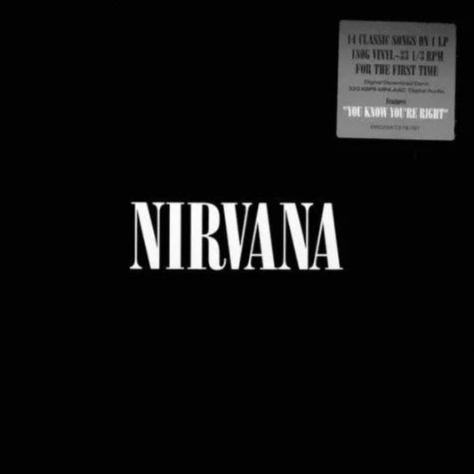 Nirvana Greatest Hits CD – Front Cover Featuring Classic Band Logo