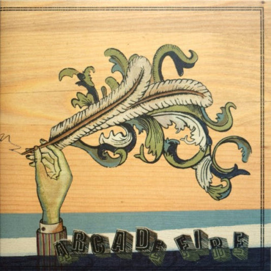 Arcade Fire Funeral LP debut album featuring Wake Up and Rebellion Lies.