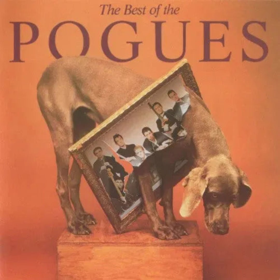 The Pogues Best Of LP orange vinyl album cover artwork
